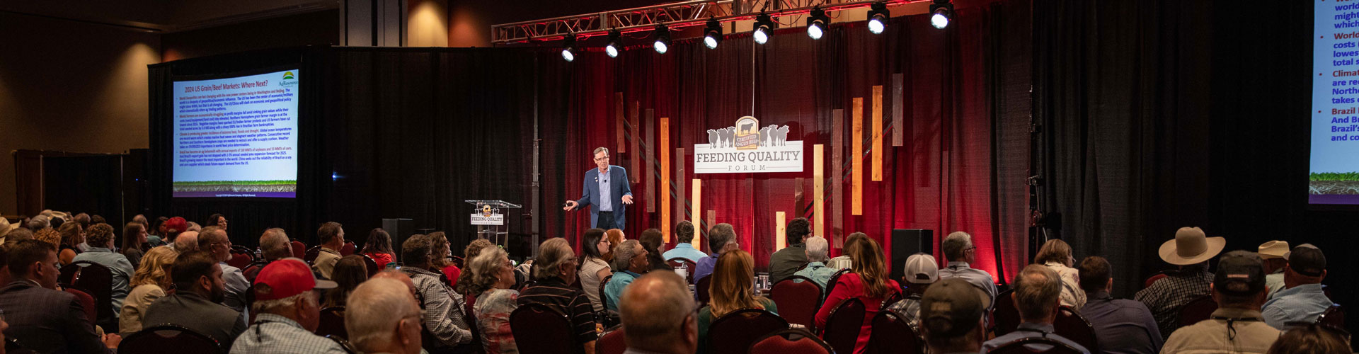 Feeding Quality Forum 2024 crowd